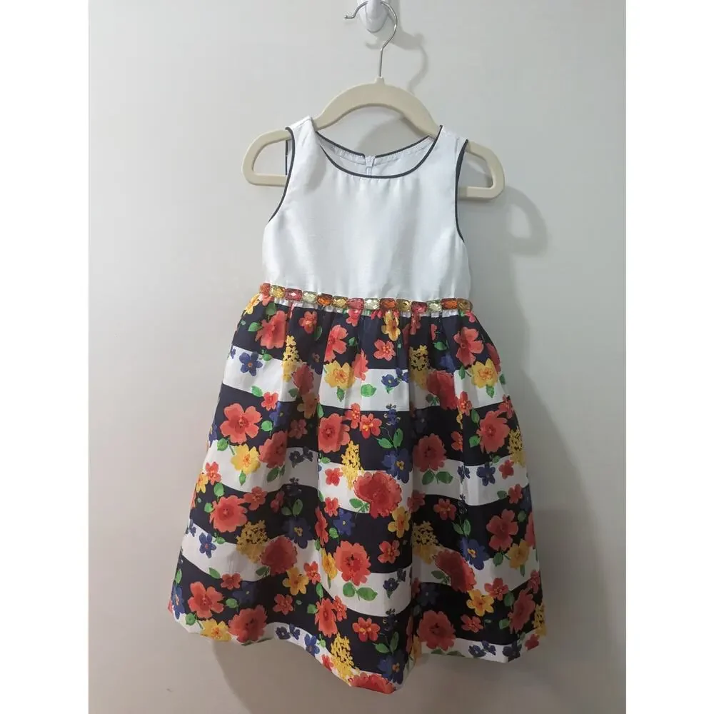 American Princess Floral Gem Formal Dress